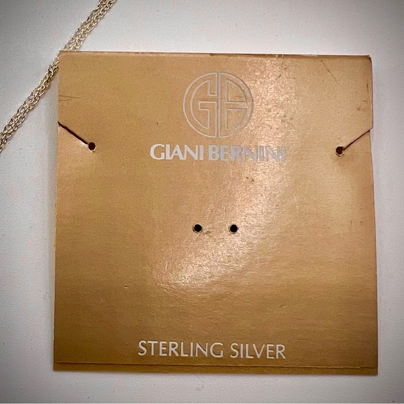 Adorable Sterling Silver Heart Necklace by Giani Bernini - Picture 3 of 6